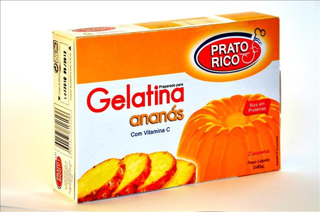 GELATINA ANANAS PRATO RICO 170G UN